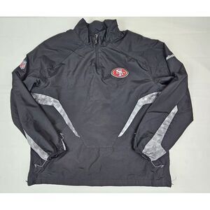 Reebok San Francisco 49ers Jacket Mens XL. VTG 2000 Coach Issued‎ Jim Harbaugh